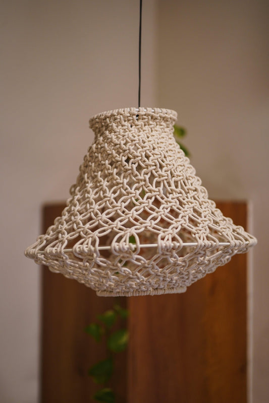 Peony - Macrame Lampshade - TesuLampshade