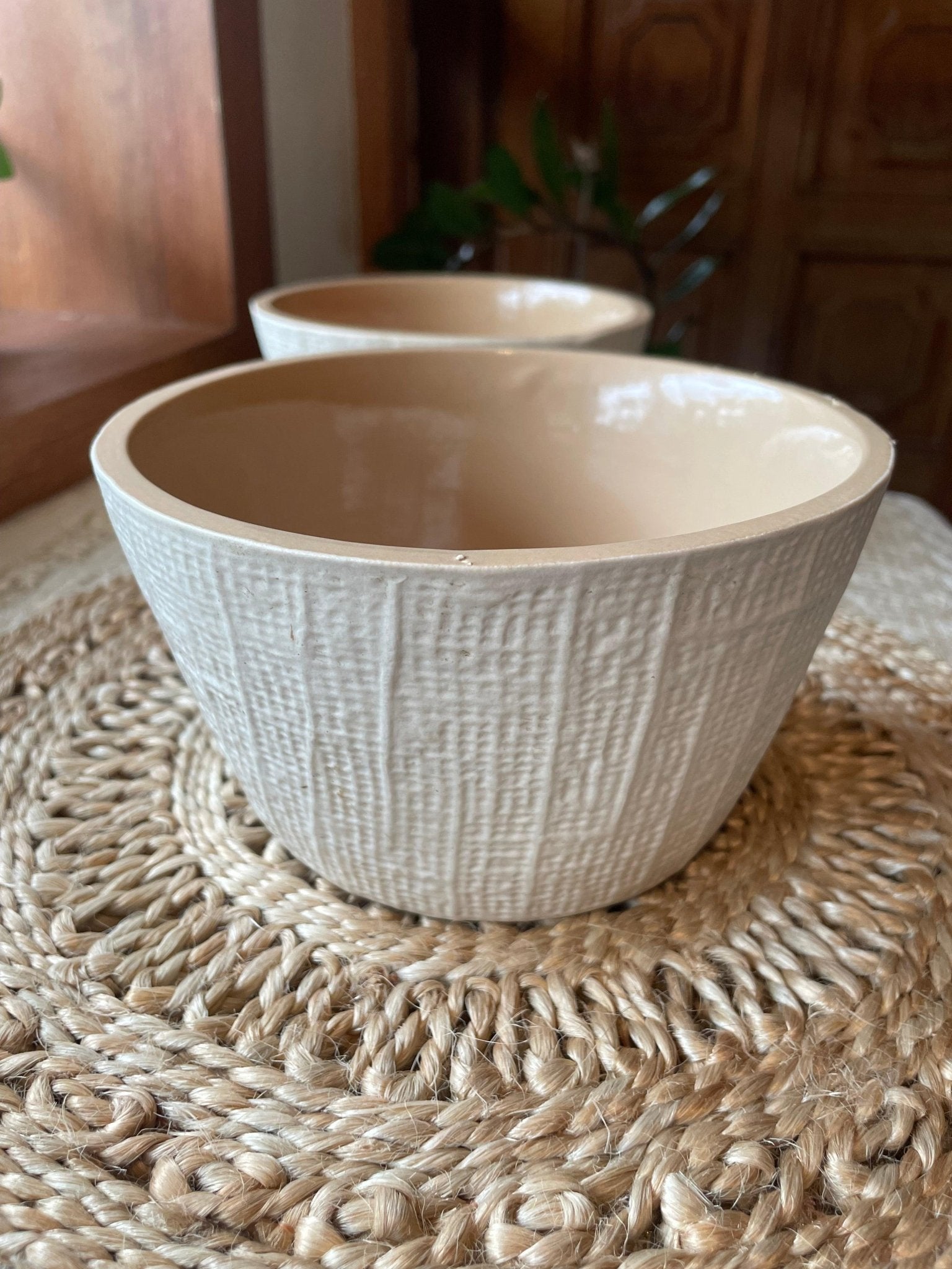 Siwa Beige and Brown Bowl - TesuHome & Kitchen