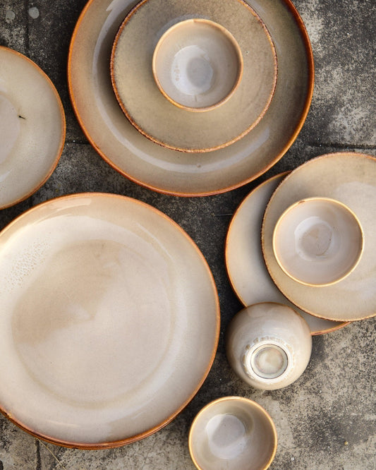 Siwa Mustard Yellow Plate - TesuCeremic