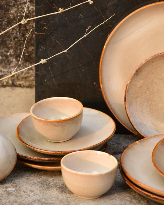 Siwa Mustard Yellow Plate - TesuCeremic