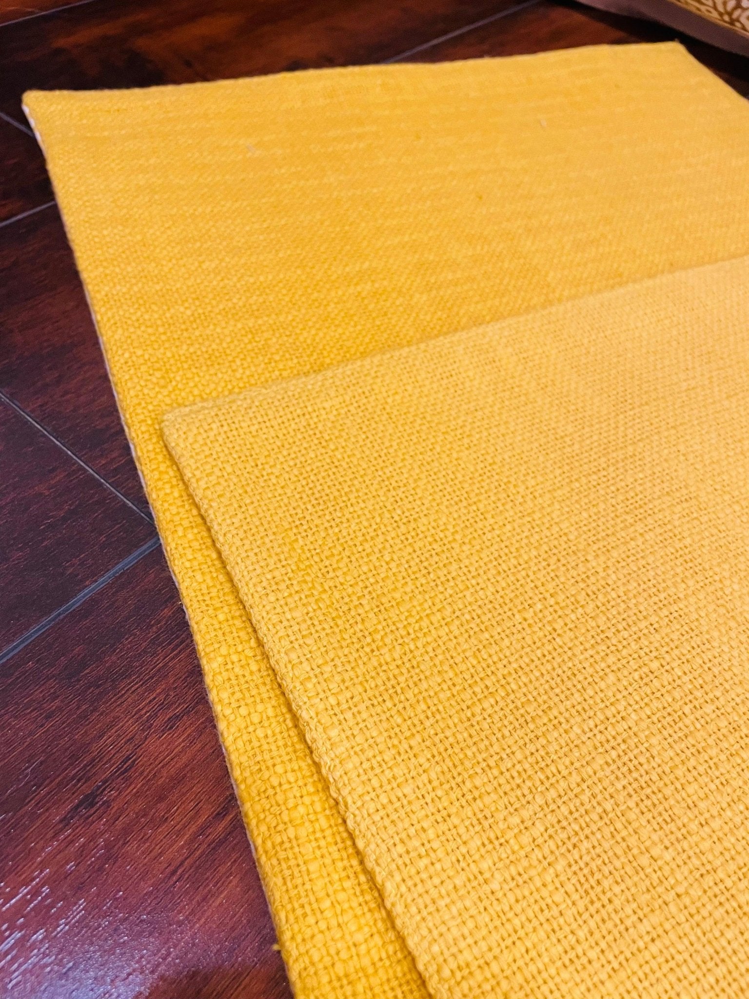 Yellow White Reversible Placemats (set of 4) - TesuPlacemats